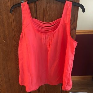 Mimi Chica Coral Sleeveless Blouse Tank Top